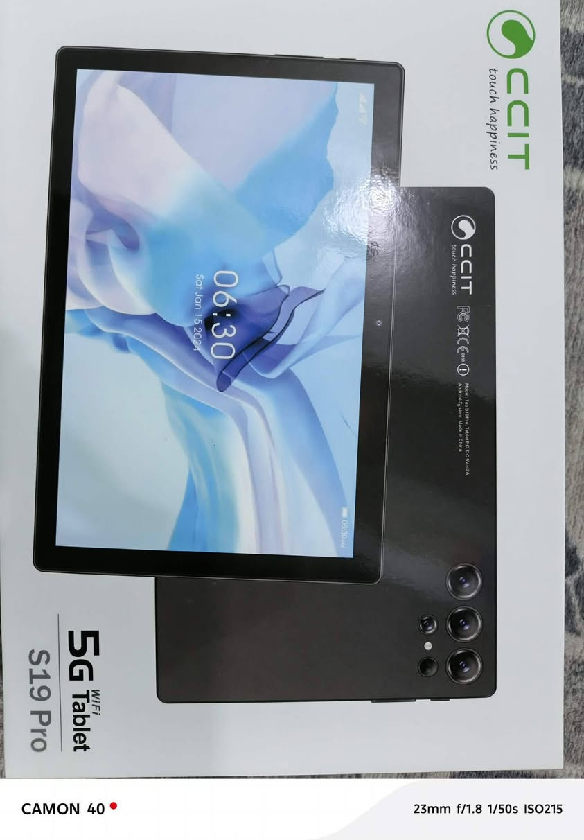 تاب ولابتوب مدمج مع الملحقات جديد غير مستخدم 
​الموديل: S19 Pro (يدعم تقنية 5G WiFi).
​الشاشة: مقاس 10.8 إنش من نوع IPS بدقة عالية تبلغ 1600*2560.
​المعالج: رباعي النواة (Quad Core) بتردد 1.3 جيجاهرتز.
​نظام التشغيل: أندرويد 13 (Android 13).
​الذاكرة والتخزين
​ذاكرة التخزين:  512 جيجابايت.
​الرام (RAM): 8 جيجابايت 
​البطارية والكاميرا
​البطارية: سعة كبيرة جداً تبلغ 10000 مللي أمبير.
​الكاميرا: كاميرا عالية الدقة (HD Camera) 
​منفذ الشحن: Type-C.
​الاتصال والميزات الإضافية
​الشبكات: يدعم شريحتين (Dual SIM) ويعمل على شبكات GSM/WCDMA/HSPA+.
​الاتصال اللاسلكي: WiFi (تردد 5G) و Bluetooth.
​المستشعرات: يدعم GPS و G-Sensor.
​الأبعاد: 251 * 161 * 9.2 ملم.
​الجهاز ممتازاً للاستخدام اليومي ومشاهدة المحتوى بفضل البطارية الضخمة والشاشة الكبيرة
يدعم جميع البرامج والالعاب 
سعر التاب 150 فقط


**إذا كنت صاحب هذا الإعلان وتريد حذفه لأي سبب، رجاءا أرسل رسالة إلى الدعم الفني**