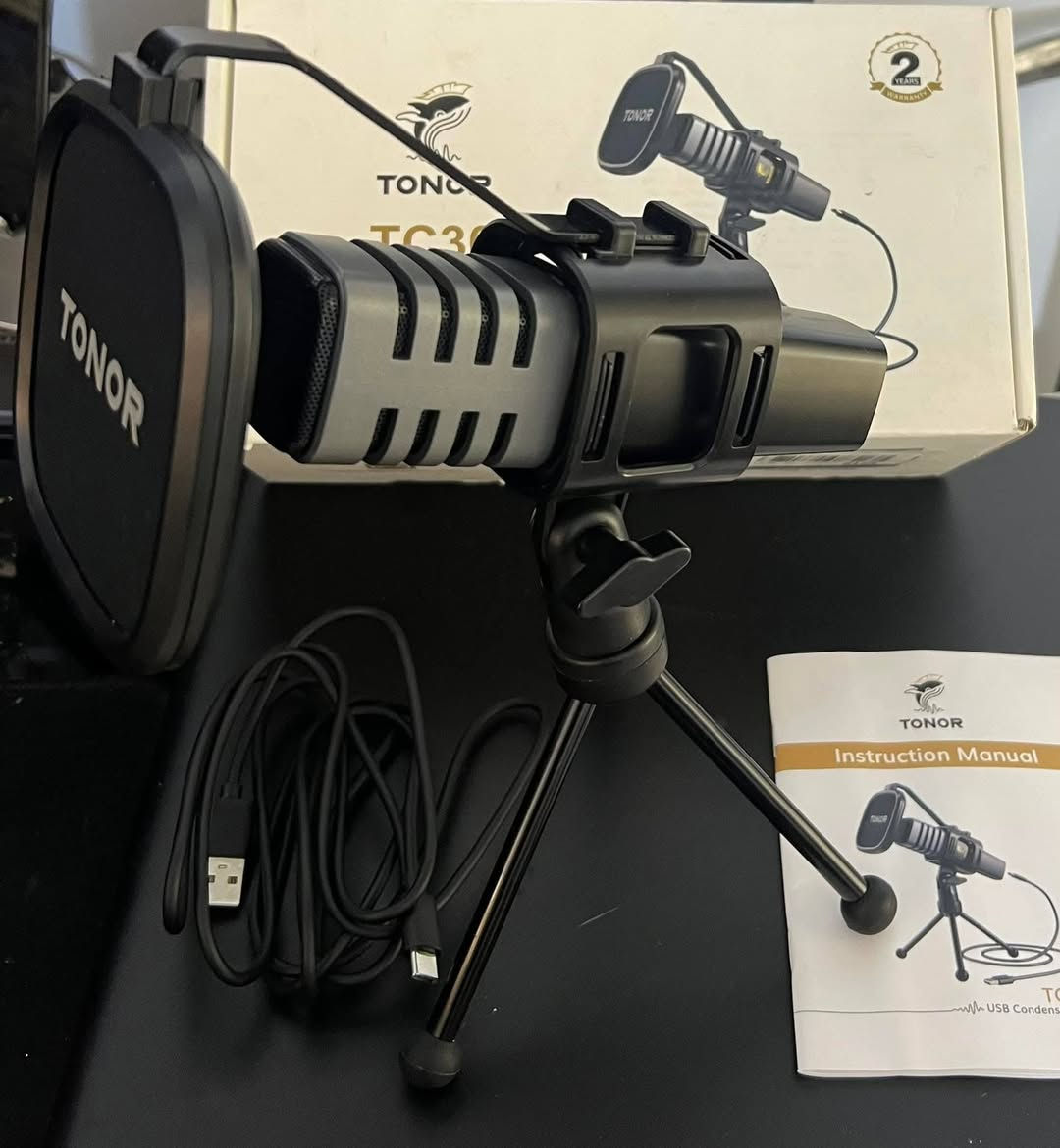 السلام عليكم ورحمة الله
مايكرفون استوديوا احترافي TONOR TC30 
USB باله امازون بالباكيت 
يستخدم ايضآ للبث المباشر مع الربط على الكومبيوتر
السعر المطلوب 25


**إذا كنت صاحب هذا الإعلان وتريد حذفه لأي سبب، رجاءا أرسل رسالة إلى الدعم الفني**