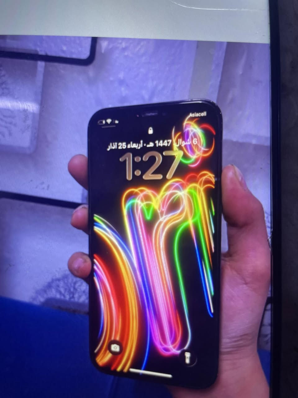 سلام عليكم
ايفون12برو فقط نظافة 94‎%‎ ذاكرته 256 بطارية 94 نموذج m مبدل شاشه فقط وشويه تعلك ب كيبورد فيس إيدي شغال وباقي مكفول سعر 330 وبي مجال توصيل ماعندي.


**إذا كنت صاحب هذا الإعلان وتريد حذفه لأي سبب، رجاءا أرسل رسالة إلى الدعم الفني**