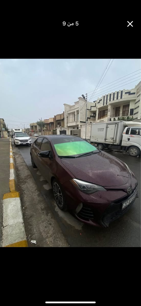 السلام عليكم 
تيوتا كورلا 2017 SE  (خمسينيه 50th)  رقم اربيل  بسمي هزه و سنويه جدد 
بي صبغ ٤ قطع بدون دواخل 
تكم و شاصي و لغدد مكفولات 
مواصفات الخمسينية معروفه 
المواصفات فول الفول 
بصمه ابواب لمس وصندوق
 فتحه سلايد
كشنات جلد ومخمل حاضن 
زنون عالي ناصي بلاد
رادار  امامي 
الشاشة كبير مو الصغير
 شفتات گير
هيتر بالمرايه 
نضام سبورت 
السعر 128 وبي مجال
ماشيه 173 ميل 
عنوان بغداد العامريه
***********
