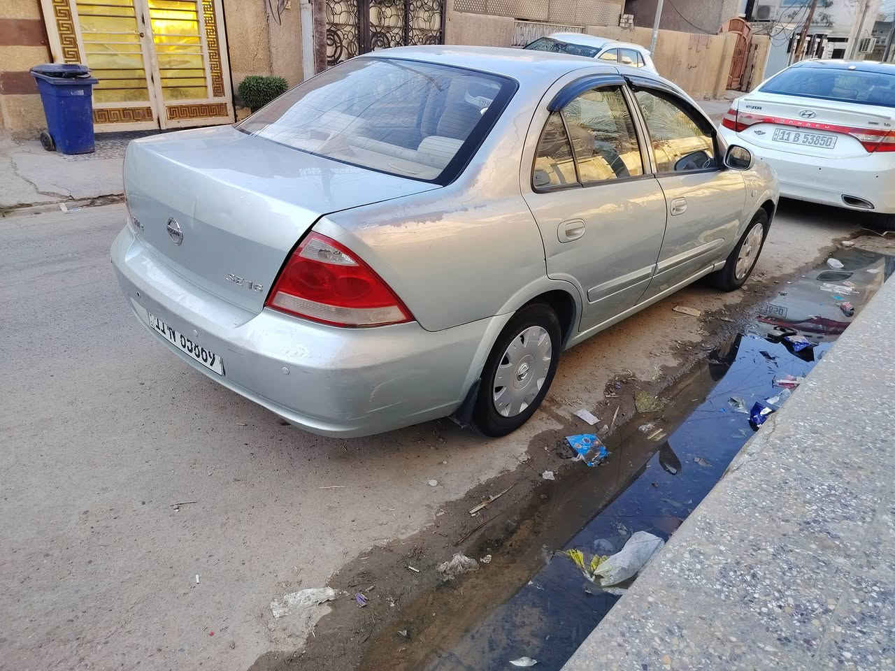 نيسان سني موديل 2007 محرك كير اوتو وتبريد بحاله جيد جدا السعر 82 مكان بغداد *********** بيه صبغ جاملغ ات خلفيه واردات بدون داخل
