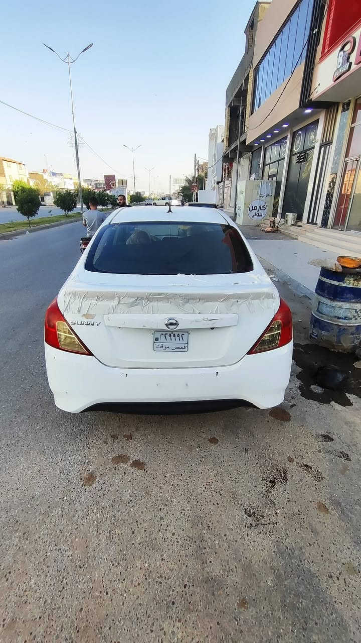 نيسان سني ٢٠٢٣ بدون رقم 
ماشيه ٨٨ الف وقابل للزيادة 
ضرر خلفي مع قطع صبغ 
تبريد كير مكينه شرط 
السعر ٩٠ وقابل للتفاوض 
مكان السماوه حي السياسين 
 مكلف بنشر للاستفسار اكثر الاتصال على ***********
