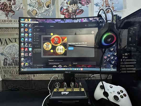 السلام عليكم 
Pc كامل للبيع 
مواصفات الكيس ⬇️
كارت الشاشة RTX 3050 6GB 
المعالج i5 10400F 
رامات 16GB 3200 
Hhd 1TB Ssd 256GB 
مذربورد H510M-B Pro 
الشاشة مقوسة حجم 24 
165 HZ براند Asus 
الاكسسوارات ⬇️
كيبورد + ماوس 
سماعة + ماوس باد 
UBS 850W 
سعر التجمية ٨٠٠ الف 
مكاني دوره - ميكانيك 
***********
