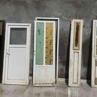 المنيوم اسود • بابين PVC • باب حديد ثقيل