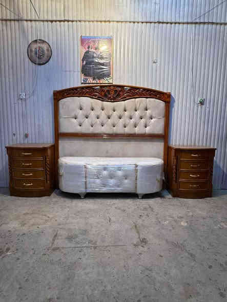 السلام عليكم معرض الشويلي لنجاره والأثاث 
غرفه ٦ وملحق صاج داخل وخارج الظهر جرجوبه
صاج شغل ثقيل جدا جدا نظيفه اخت الجديده استعمال قليل الغرفه  صاج الوجه 5 ملم والداخل 4ملم 
 للحجز والاستفسار علئ الرقم او واتساب (***********) ( *********** )
يوجد توصيل جميع المحافظات
العنوان بغداد الامين ثانيه بغداد
