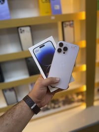 ١٤ برو ماكس لون الملكي المميز ذاكره ٢٥٦  بطاريه ٨٤ بلاديه  وتر بروف عل...