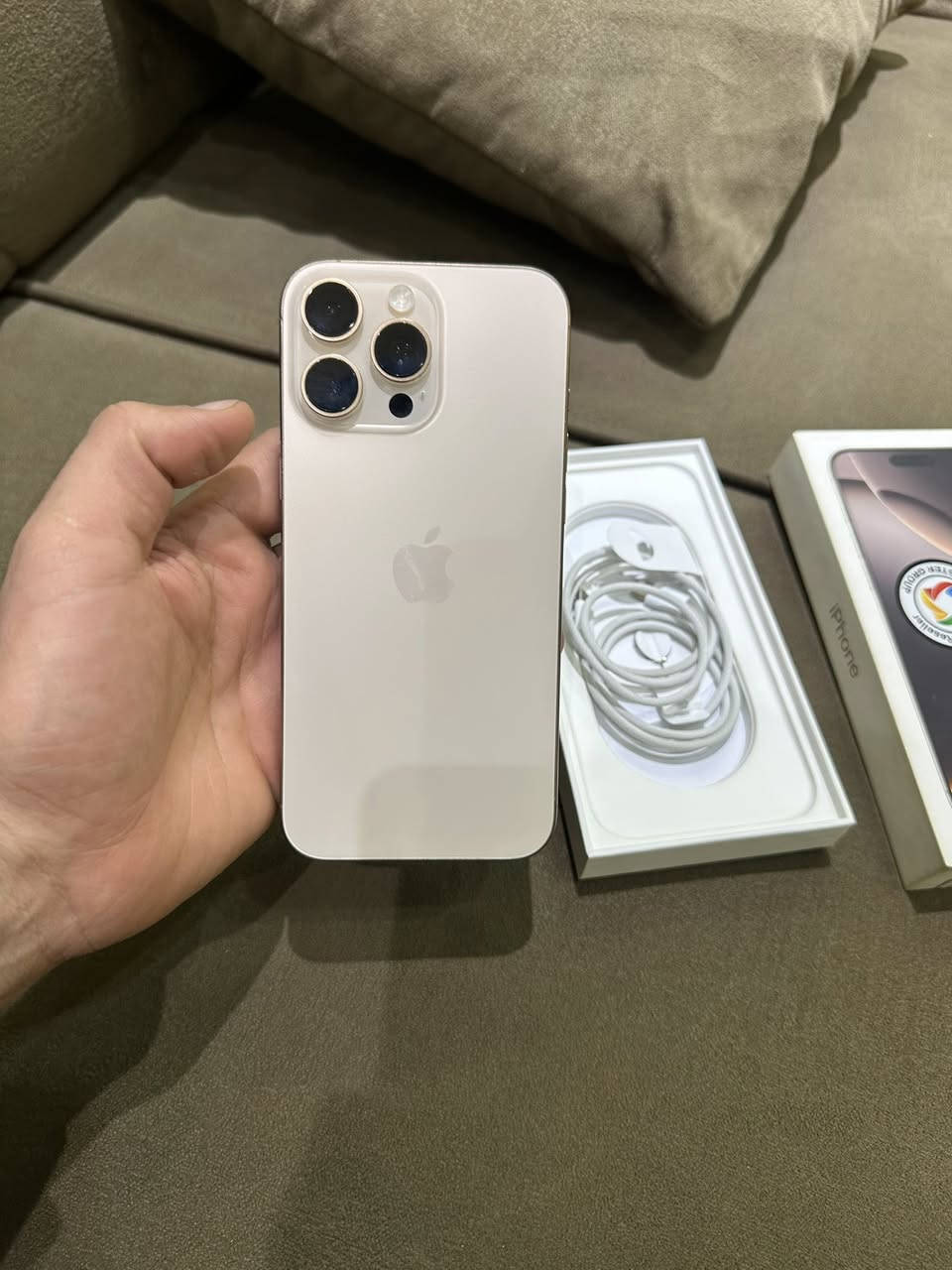 السلام عليكم
Iphone 16 pro max 256GB
نظافة ‎%‎
بطارية 91
مفتوح مستبدل شاشة أصلية من أبل يم شركة ماستر وتر
مكفول من أي خلل
باكيت وكيبل أصلي
السعر مليون قفل
مكاني بغداد العامرية
***********
لا يوجد توصيل
