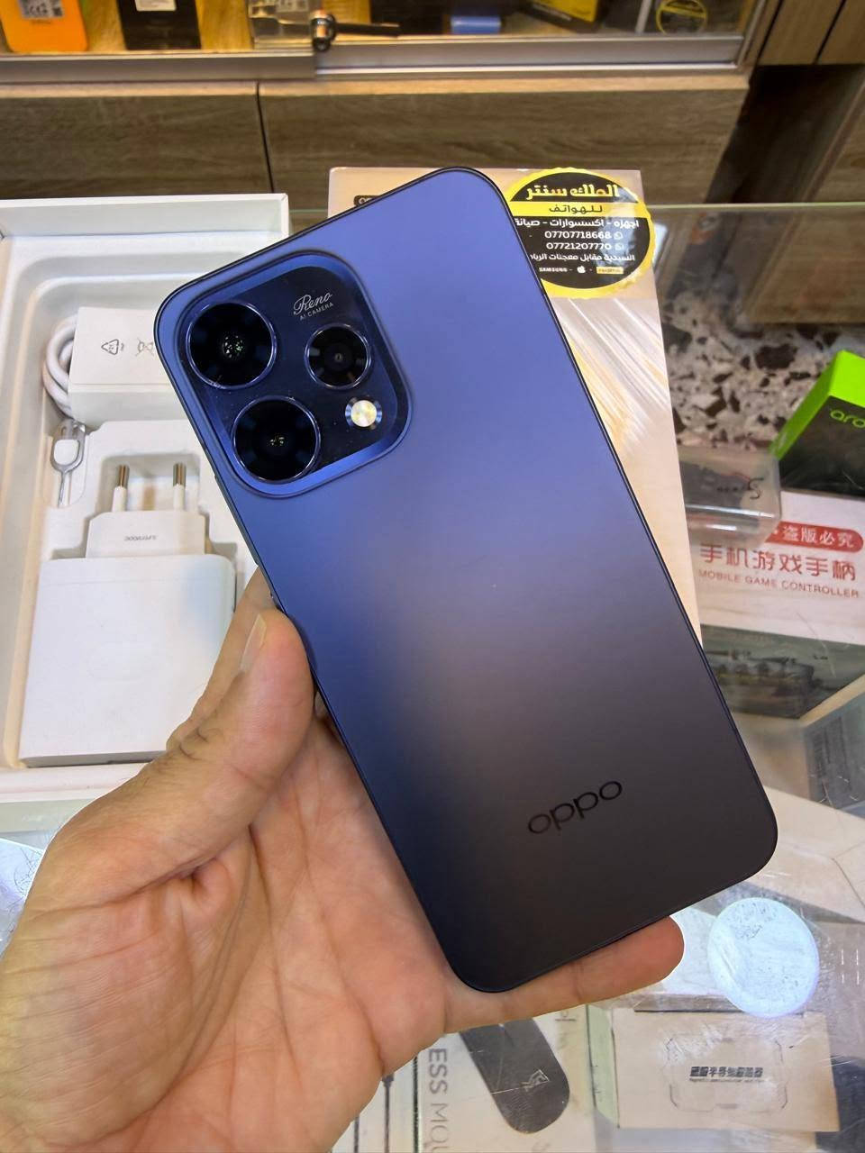 Oppo reno 15. 5g
قطعتين جديد ومستخدم
الجديد وكالة السعر  850٫000

المستخدم وكالة استخدام اسبوع واحد فقط
السعر  575,000/اسعار ثابتة

موصفات الجهاز
ذاكرة 512/13
المعالج sd  7 gen4
الكاميرا 50+50+8
امامية 50
بطارية 6500
شاحن 80 واط
الملك سنتر/السيدية
***********
