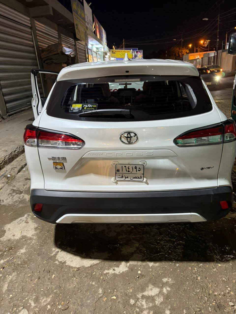 للبيع كورلا كروس موديل ٢٠٢٥
مواصفات 
كشنات مخمل 
فتحة 
سيارة ماشية ٥٥٠٠
بعدهي بدون رقم
السعر ٢٦ مليون 
***********
مكان السيارة بغداد
