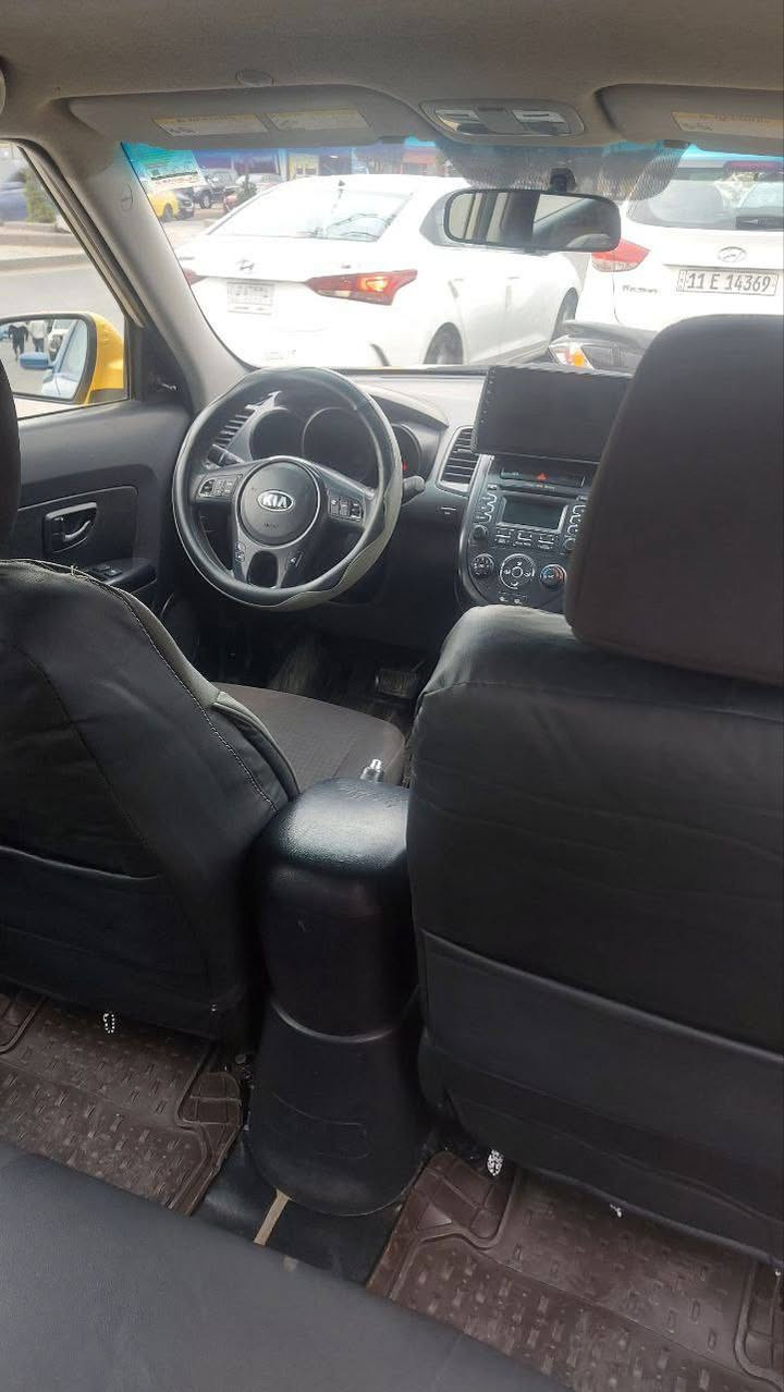 كيا صول موديل 2013 حادثه مرفق بل صور كير مكينه صدر مكفولات مواصفات نص فول امصفره هيئه و غرامات رقم بغداد انكليزي مكاني بغداد  ***********
