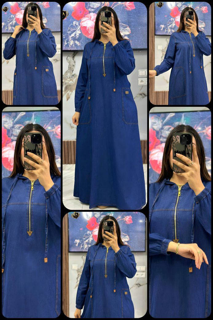 ✨💙 *جديد new* 💙✨

جلابة جينز JEANS أنيقة وعملية
لإطلالة كاجوال مريحة فـالخرجات اليومية 🎀

🔹 مصنوعة من ثوب جينز جودة أولى ✅ مريح فلبس 
🔹بتصميم عصري مخدوم بالسنسلة و جياب و بالقب

🎯 المقاسات : M L XL XXL XXXL


**إذا كنت صاحب هذا الإعلان وتريد حذفه لأي سبب، رجاءا أرسل رسالة إلى الدعم الفني**