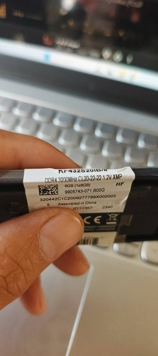 رام لابتوب DDR4 حجم 8G تردد 3200MHZ سعر 70 الف بعده جديد غير مستخدم مكاني بابل يوجد توصيل مجاني داخل بابل رقم الهاتف ***********
