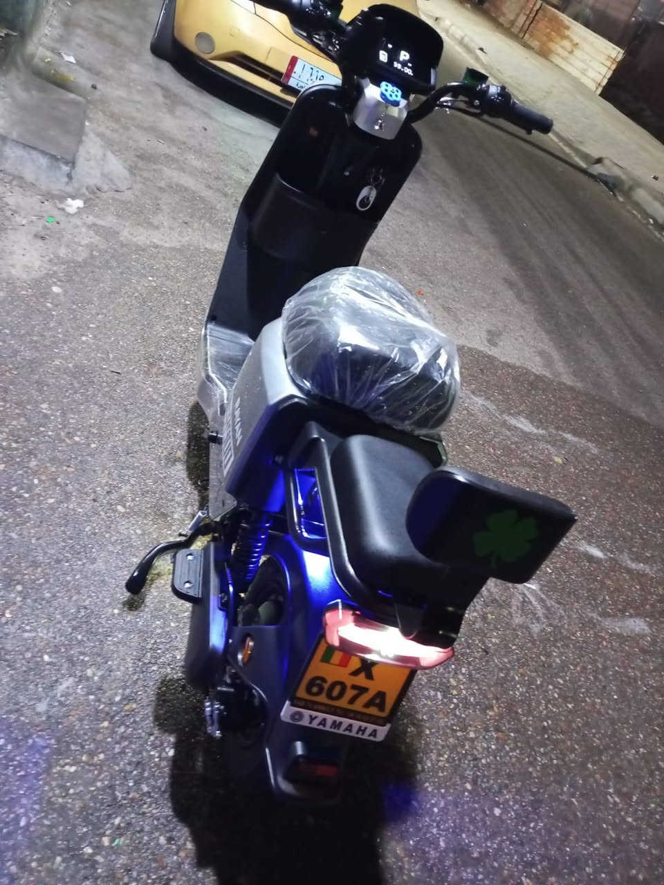 سلام وعليكم دراجه شحن 🔋⚡ 
R900 دراجه جديد ما مستعمل السعر 650وبيه مجال العنوان 5ميل الكندي قرب السوق الهاتف***********
دراجه من شركه الريان
