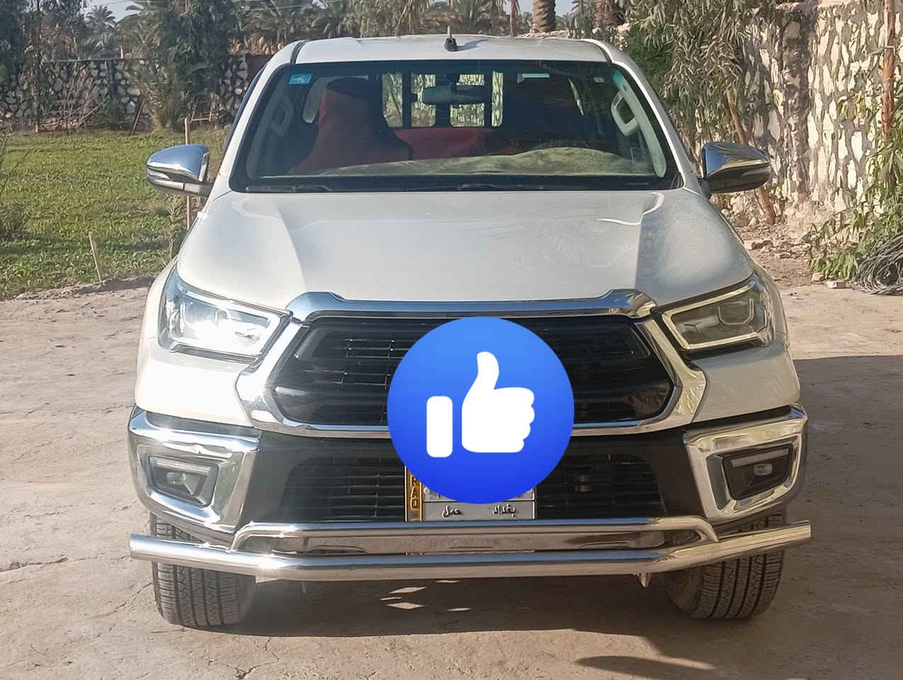 السلام عليكم هايلوكس ٢٢سعودي للبيع بيه شبر بارد بدون صبغ بالجاملغ *********** رقم بغداد
