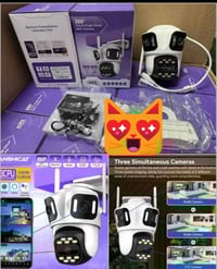 كامرة دوارة مع دبل عدسة ذكية للبيع ب30 الف نقص قاعدة فقط جديدة ع الفحص...