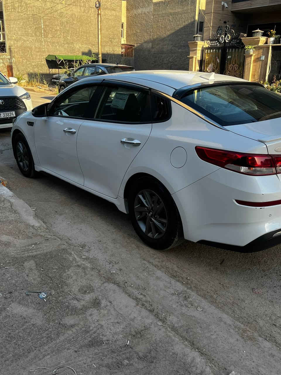 Kia Optima 2019 fe

وارد امريكي محرك 2400 GDI

رقم اربيل بأسمي 

مواصفات: 

- كشنات اسود قماش
- شاشه جبيره 
- كامره دواره
- رادار امامي 
- رادار جانبي
- حساسات خلفيه
- لايت زنون 
- اشاير بلمري ديناميكية موضحه بالفديو

السيارة ماشية 87 الف ميل

حادث قطعة وحدة فقط جاملغ ايسر امامي بدون ايرباك 

السيارة مكانها بغداد - الكرخ

للاستفسار ***********
