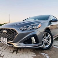 سوناتا 2018 رياضي فول  ماشيه 83 الف حقيقي  السياره مكفوله من كلشي تفحص...