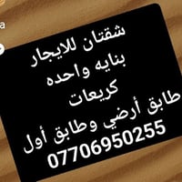 🏢 شقتان للإيجار – بناية واحدة 📍 العنوان: كريعات 🔹 الطابق الأرضي الإيجا...