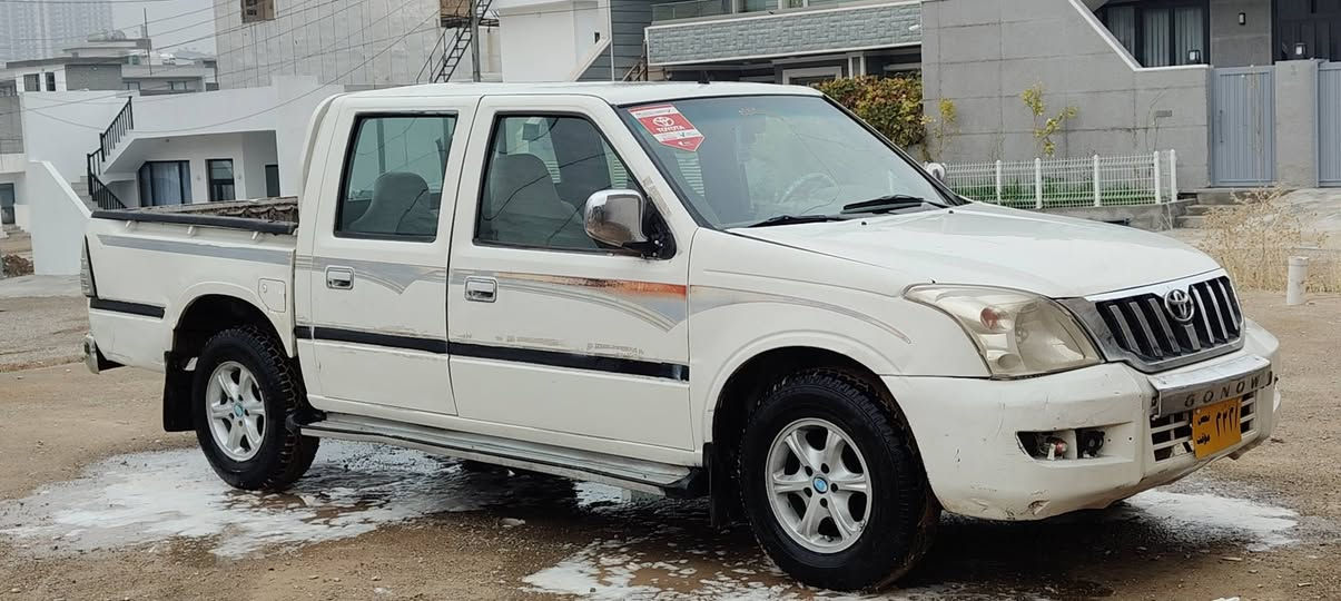 پیکاب گۆناو مودێل ٢٠٠٧
ژ.م ***********یان***********
شوێن سلێمانی نرخی ٢٧گەڵا
 مەکینە بەخ
گێڕوو مەکینەو ئەکسلی بەشەرت
تاغم پێشی تندوو تۆڵە هیچ مەسرەفی نیە
دەعم و لێدراوی نیە 
مەنەفێستە
گەرمی و کارەبای کامل ئیش دەکات جایزە بۆ کەسابەت السليمانية, العراق
