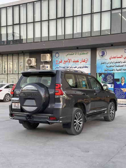 لاند كروز برادو 2023 VX باب اول 
آخر موديل بالشكل المرغوب
فول مواصفات اعلى فئة بالبرادو ساز بعدها بالضمان لون فيلي ماشية 48 الف رقم بغداد الجديد شبه مميز وتحويل مباشر ثاني يوم 
محرك 6 سلندر 4000cc
سلايد روف
كامرات  360ْ درجة
بصمة وتشغيل عن بعد
دخول ذكي 3 أبواب 
كشنات جلد تدفئة وتبريد 
شفتات ستيرن
انارة مخفية بالأبواب 
مقاعد الأمامية والخلفية كهرباء 
سستم صوت JBL  
ثلاجة
زراك لايتات
دشبول لكزز ليزري 
هوك خلفي
دبل ماوس نظام زحف دبل خفيف دبل ثقيل
ستيرن وداخل مطعم خشب
Eco / normal / sport
حساسات امامية خلفية
شاشة ابل كاربلاي أندرويد اوتو
السعر 545$ 
للتواصل / *********** 
بغداد / السيدية
