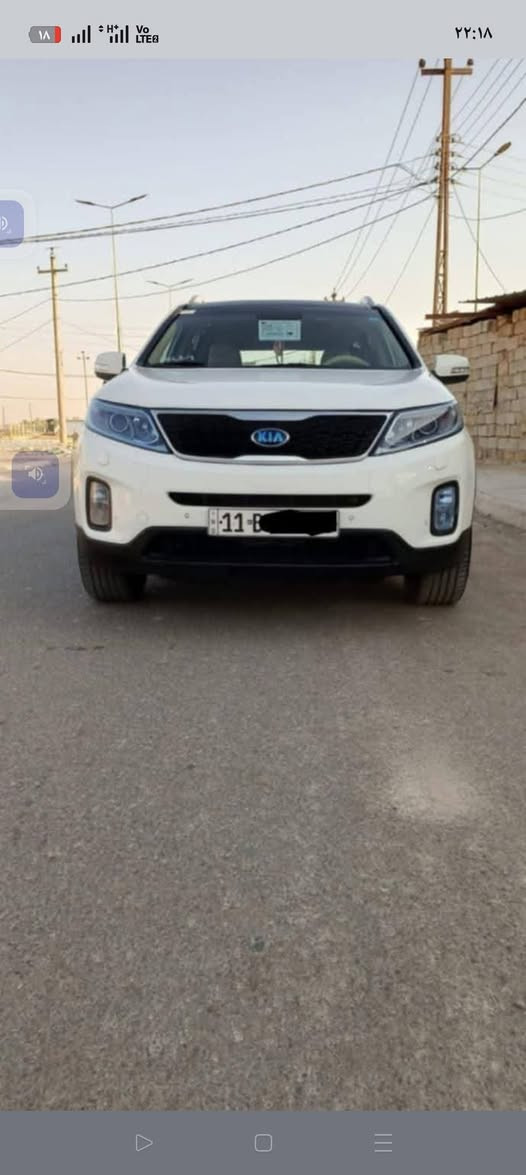 السلام عليكم كيا سورنتو للبيع موديل 14 سعرها 180 مقفوله ماشيه 150 كور مواصفات مكان بغداد النهروان رقم ***********الهاتف
