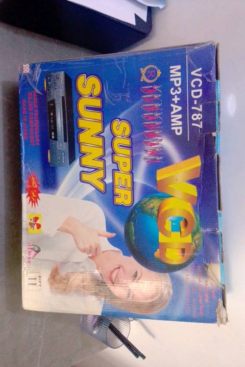 سلام عليكم جهاز مشغل اقراص VCD-787
MP3+AMP
جهاز شغال اي عطل مابي غير مستخدم فقط مره واحده 