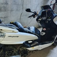 دراجة ياماها ماجستا دبل رون محرك 250cc لايت زنون  نضافه كفرات 70 بل 10...