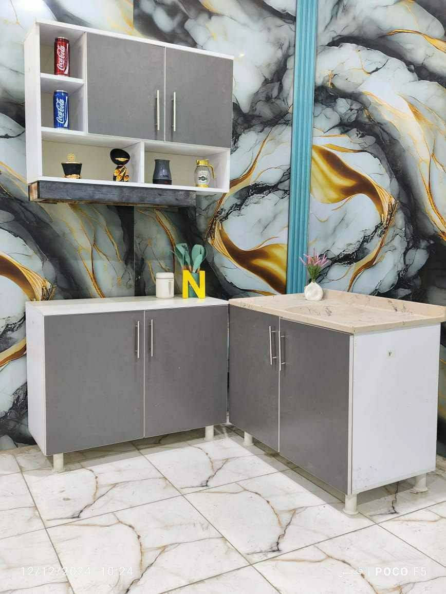 كاونتر خشب mdf
قياس متر 
وسنك متر 
ملحق متر 
هيكل Mdf. 

السعر 195الف 

التوصيل 
بغداد مركز مجاني 
واطراف 10
25/بابل+كربلاء+النجف +الديوانيه 
25/واسط 

اطراف واسط 

بدرة جصان الحي الموفقيه دجيلي 50

ميسان ناصرية سماوة.  50الف  
البصرة 60  

ديالى مركز 25

بلدروز 50

ارتفاع سنك 82 سنتيم مع مرمرة 
عرض سنك متر وعشرين
عمق سنك 50 سنتيم 

ارتفاع ملحق 70 سنتيم 
عرض ملحق متروعشرين
عمق ملحق 30 سنتيم
***********
