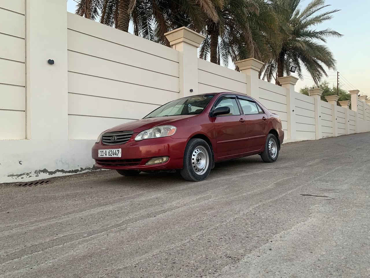 كورلا 2005 مصبوغة عام غير مكفول تفخص وتكلب السيارة جاهزة تبريد شغال السنوية بأسمي تحويل ثاني يوم 
السعر 62 $ بيه مجال

‭***********
