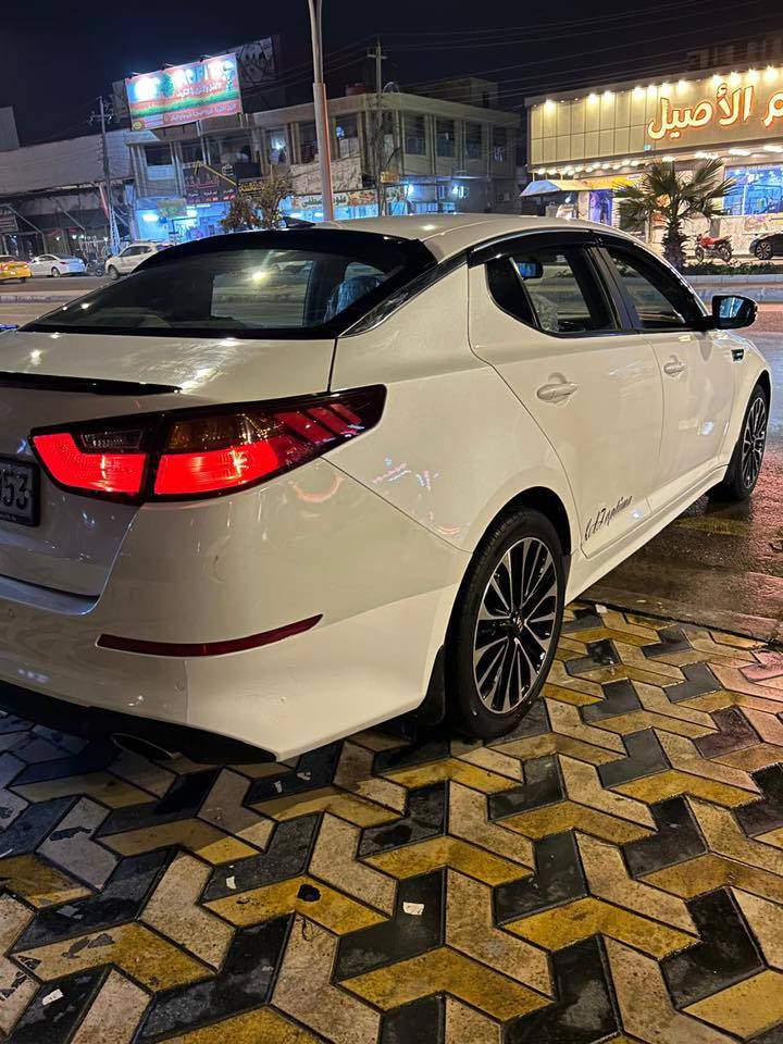 السلام عليكم للبيع اوبتما ٢٠١٤ خليجي نص مواصفات السياره رقم اربيل الجديد بأسمي تحويل ثاني يوم محرك ٢٤٠٠ دوش جديد مبدله سياره بيها قطع صبغ ابيعك حزام لامعجون ولاتبديل شرط اثر بطش  السياره جاهزه مناقصها شي السعر١٢٨ ورقه وبيها مجال ***********
