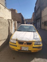 سيارة سمند محوره كير ومكينه كورلا للبيع اصفر موديل 2009 واتساب 0774401...