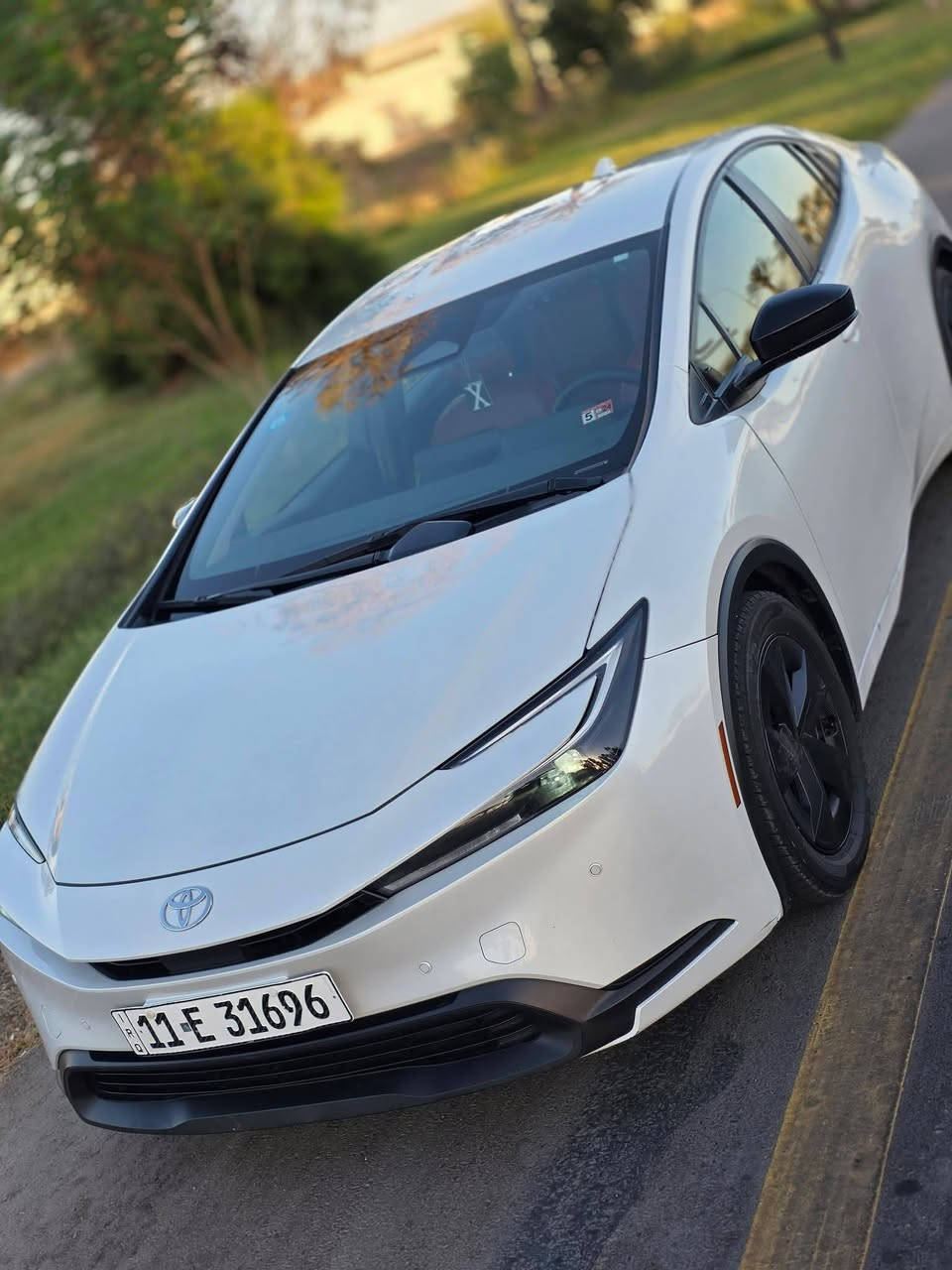 سلام عليكم
تيوتا بريوس 2023 للبيع 
حادث باب خلف السائق والجاملغ صبغ
سيارة جاهزة وبأسمي سنوية السعر 173
للأتصال ***********
