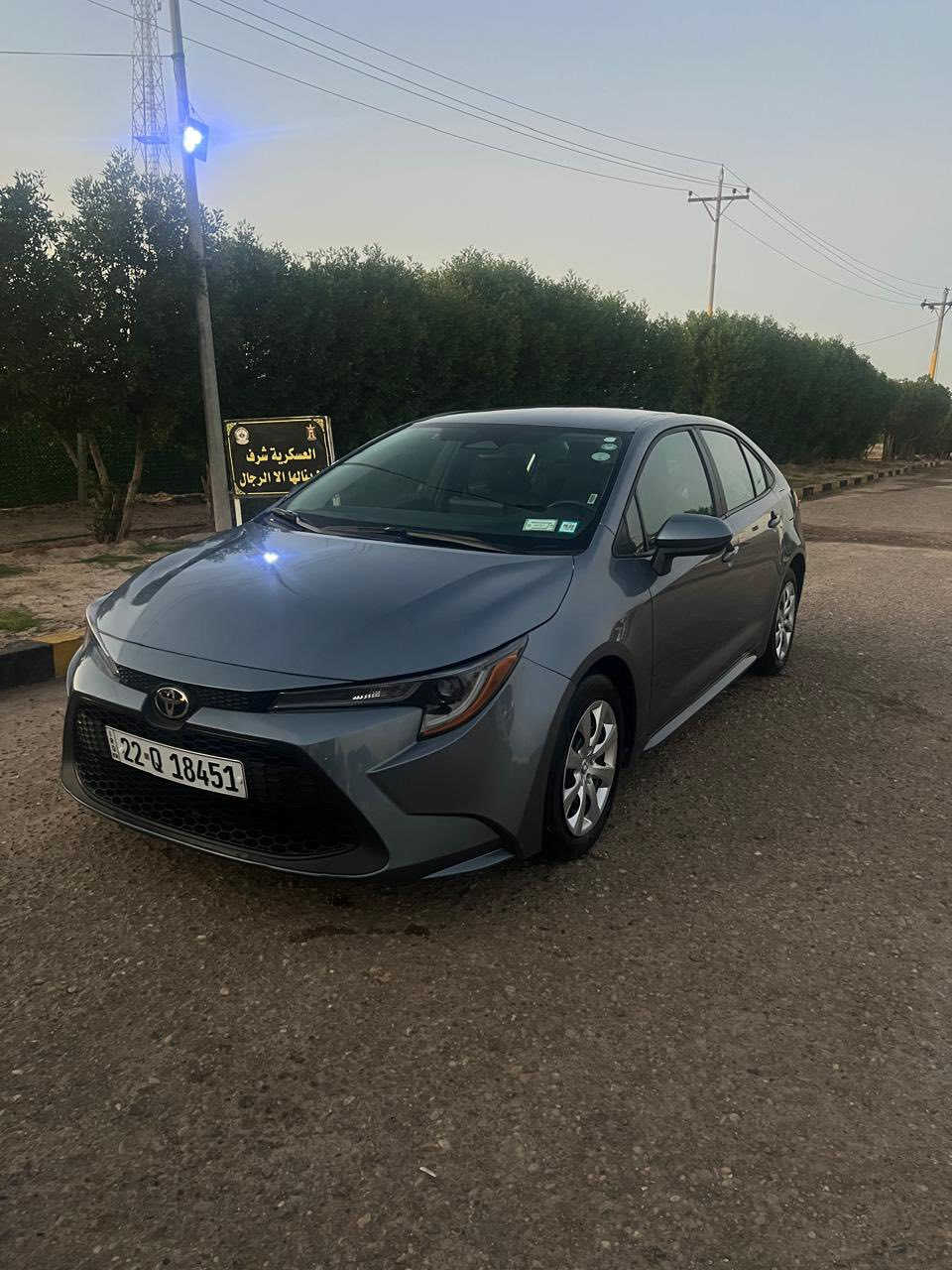 السلام عليكم
كورلا امريكي 2024
مواصفات Le
ماشية 24mi حقيقي
ايرباك كلهة سليمة 
صور الحادث كاملة داخل منشور 
مكان السيارة المنصور قرب القاء
رقم ***********
