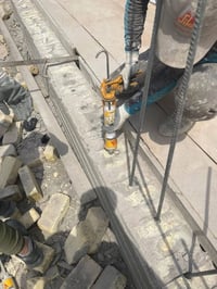 سيكا • مادة إيبوكسي • زرع قضبان حديد