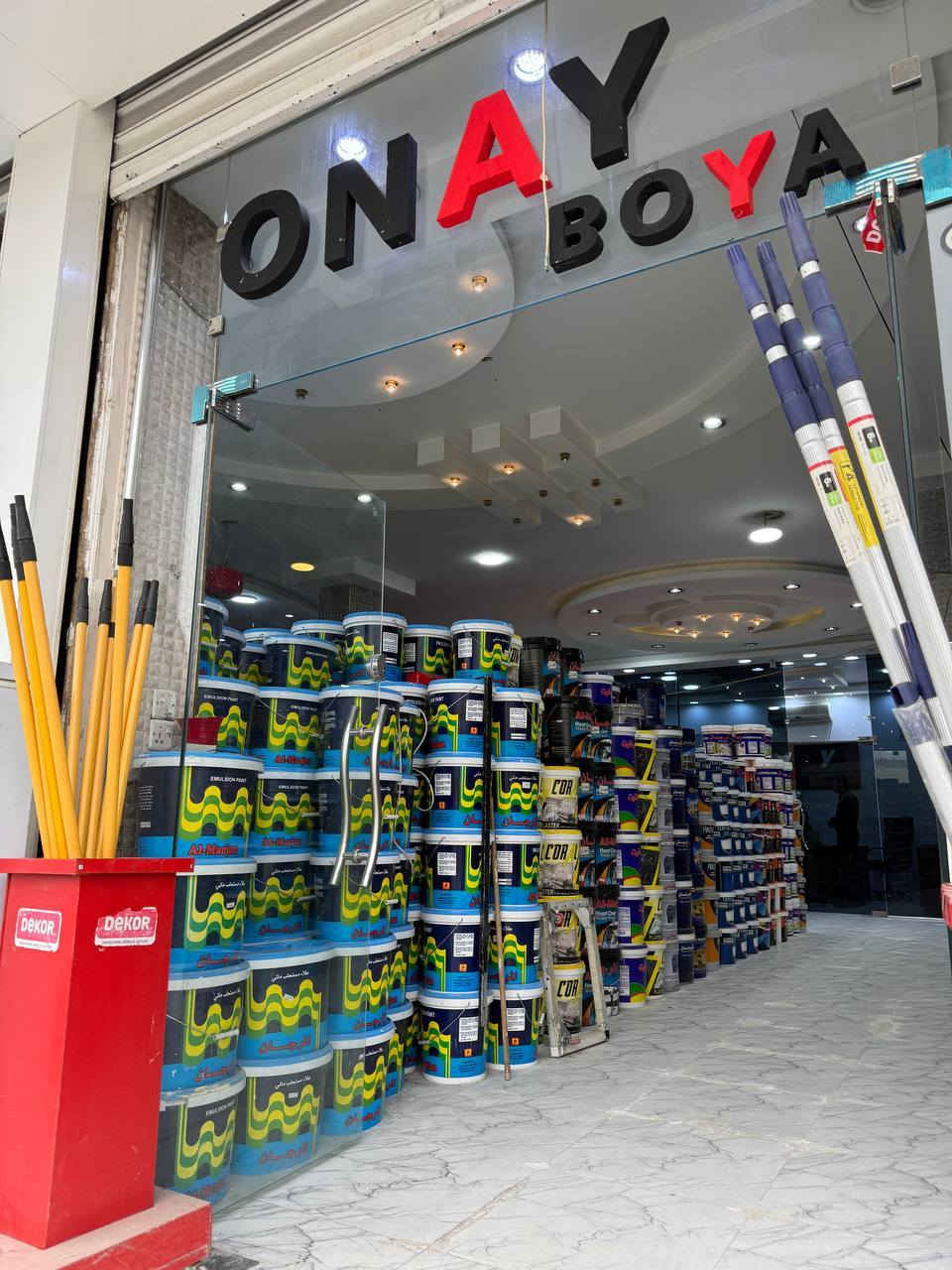 معرض أصباغ نشوان 🔥
العنوان 
الموصل الجانب الأيسر حي البكر قرب مطعم بيت جدي ✅


**إذا كنت صاحب هذا الإعلان وتريد حذفه لأي سبب، رجاءا أرسل رسالة إلى الدعم الفني**