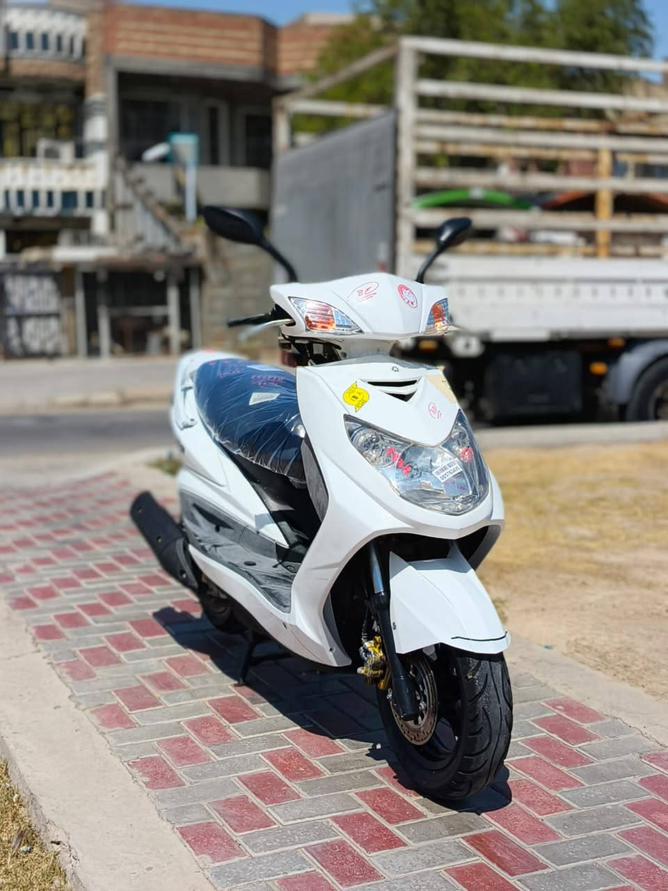 سلام عليكم.... مكلف بلنشر
دراجة سكنس(فحل )  🛵 للبيع
دراجة شلعه معدل كهربائيات كلهه شغاله 
دراجة جديده  بلادية
أي نقص مابيهة
جيب فيتر وتعال افحص
العنوان بغداد مدينه الصدر قرب مطعم ليمونه الاستفسار الاتصال على الرقم 📞 ***********
