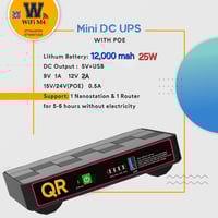 UPS QR 25W  1200maH ⚠️UPS QR         🔵ROUTER+NANO 🟢FTTH يدعم أجهزة الك...