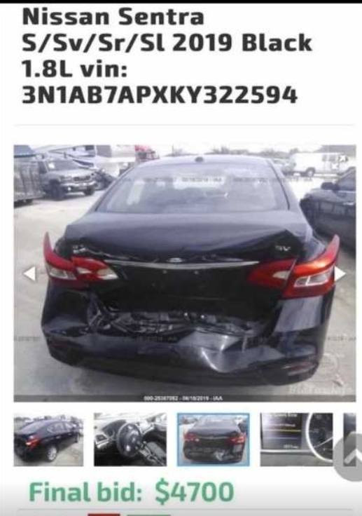 نيسان سنترا ٢٠١٩ sv
السيارة نظيفة كلش ماشية ٣٦ الف
وارد امريكي ضررها قبق صندوق 
السيارة بأسمي سعرها ١٢٢ وبيها مجال بسيط 
***********
