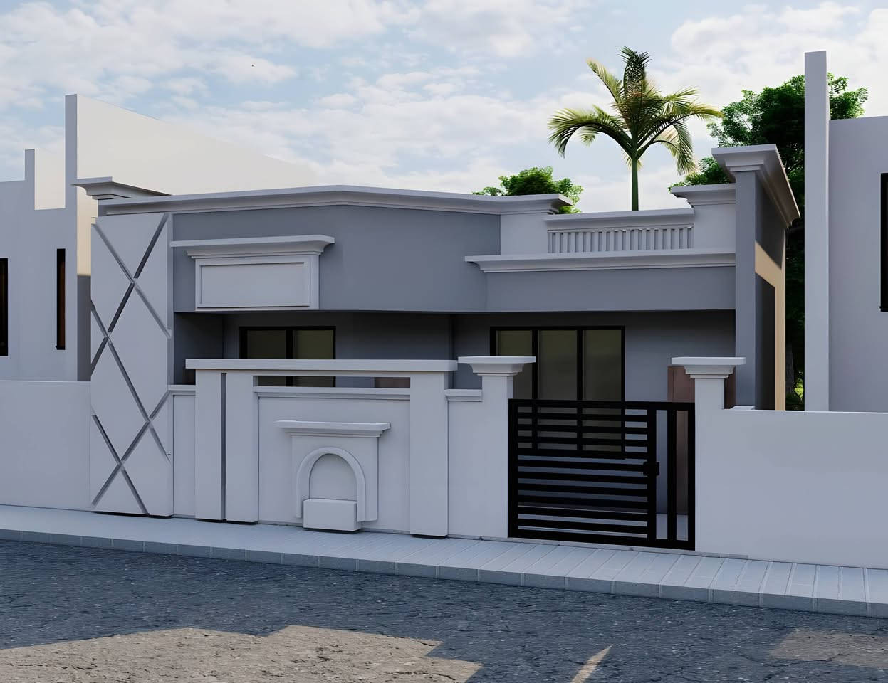 اليكم واجهه 100 متر طابق واحد ذات طابع كلاسيكي ممزوج بالحدثة العصرية لاحد مواقعنا المميزة في محافظه بابل -قضاء المحاويل في حصن جعفر بالتحديد . 

بناء وهدم الدور ااسكنية وبناء هيكل او تسليم مفتاح كرسته وعمل 🧱
الدفع يكون بنظام الدفعات بلا مقدمة 💲

عمل هندسي متقن 100٪ ✅
مدة انجاز العمل سريعة وقياسية 🕜 

وخارطة البيت والتصميم الخارجي للواجهه المعمارية مجانا اذا كان البناء علينا
_____________________________________________
موقعنا / بابل / قضاء المحاويل / مقابل مديريه بلديه المحاويل 

للتواصل والاستفسار 
 0772 867 7740 
***********

https://linktr.ee/fhied
#رؤية_للتصميم_والبناء
