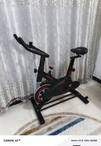 بايسكل رياضه يحمل لحد 100 كيلو نضيف جدا مستخدم سبوع فقط للببع السعر 10...