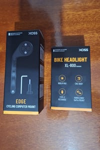 مصباح أمامي Xoss • ٨٠٠ لومن • حامل Xoss Edge