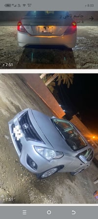 نيسان فيرسا • حادث بسيط • رقم واسط