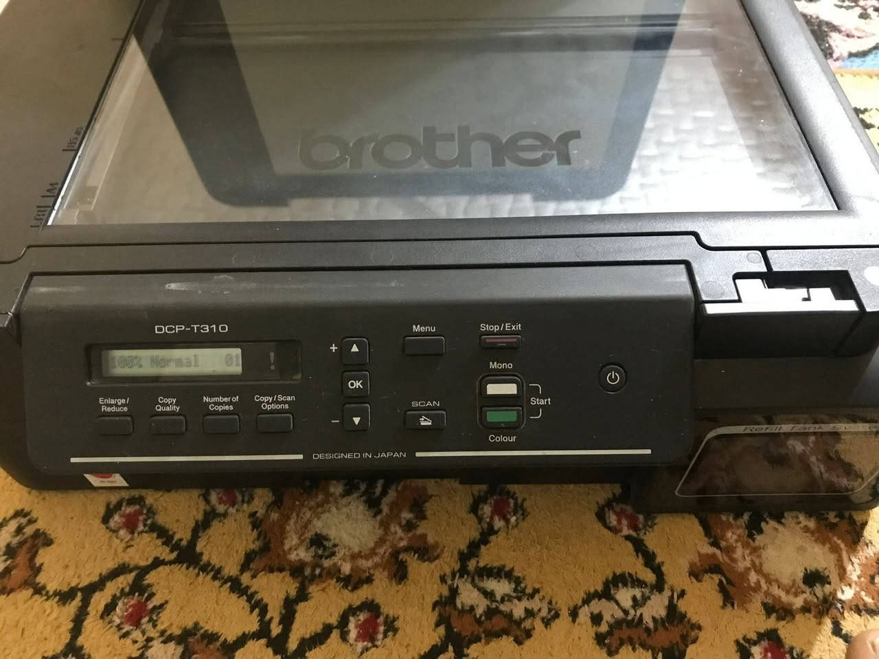 طابعه brother
جديدة استنساخ عادي وملون
***********

