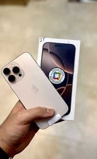 Iphone 16 Pro Max 1T ايفون 16 برو ماكس ذاكرة واحد تيرا لون دزرت صحراوي...