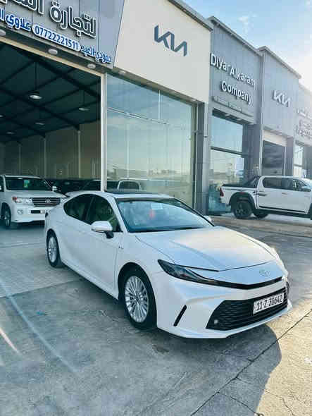 كامري 2025 
رقم بغداد تحويل مباشر 
 كفاله عامه ماشيه37 كيلو 
السياره على وضع الزيرو
فتحه بصمه كشن كهرباء داخل بيجي هايبرد 
فول مواصفات معروفه مواصفات باقيه السعر275وبيها مجال 
العنوان تكريت صلاح دين 
الاستفسار***********
