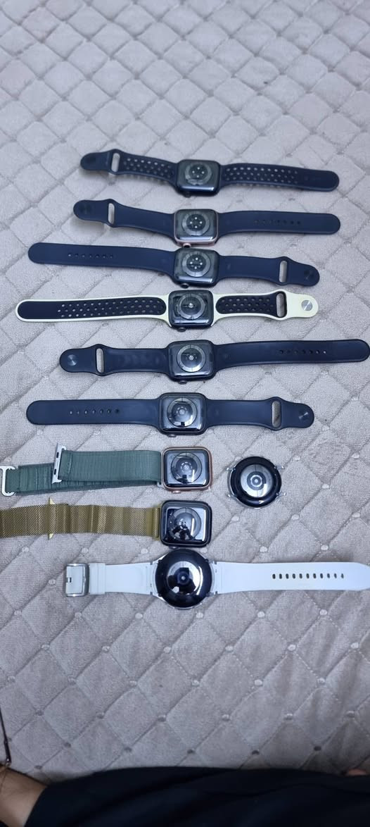 ساعات انواع ومشكل أبل سيريس 4\5\6\7  وكلكسي البيع شلع ماابيع مفرد
ساعات انواع مشکل گلگسي و أبل سيريس 4\5\6\7  
نايك وعادي بيهن شغال مقفول ايكلود وبيهن مكسور شاشة ومبي ايكلود ابيع شلع كلهن ماابيع مفرد 
السعر كلهن (( 325 الف ))
بغداد/مدينة الصدر/***********
