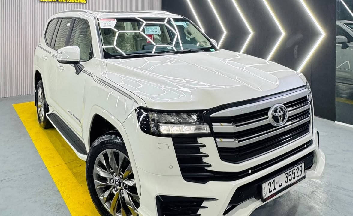 لاندكروز موديل (2023) توين توربو سياره زيرو شريكه جيهان باب اولا سياره مواصفات (GXR) ماشيه 51 كم حقيقي سياره (3) شاشات (6) سلندر توين توربو  مكفول كفاله عامه دعاميه لي دعاميه مكفول بدون صبغ بدون بارد بدون شخط مكفوله كلشي شرت علي وزع شريكه  سياره گير محرك بشرت مامفتوح كل بشرت  + 2 بصمه موجود 4 اطارات و ويل جديد شريكه سياره داخل بيجي كوشنات جلد كامل غراضات موجود (2) بصمه موجود
مواصفات سياره 
كوشنات جلد 
شغال عن بعد
كاميرا 
كوشنات تدفيه
3شاشات  
وايرليس شحن
نيظام eco 
سلايت 
النزلاق 
ثلاجه 
زينون 
حساسيه الديك المؤخره مرايات 
سنويه هزه كل جديد مباشر حول
نظافه 100 كامل سيرڤس بدون نقص و

رقم صاحب السيارة 
***********
