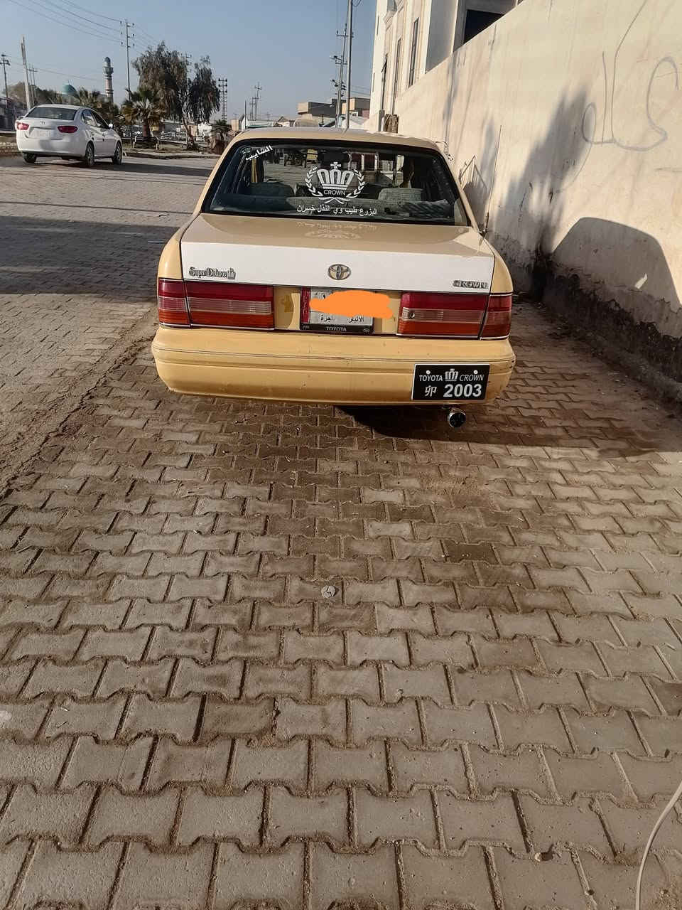 سلام عليكم راس ثور تكم للبيع سياره بيه جاملغ الخلفيي بارد يسره رقم انبار مكينه صار شهر من شديته عشرط كير حداده تبريد عشرط بس من صعدت المكينه راح الغاز تخم تاير باتري جديد المكان نجف مشخاب سعر 60وبيه مجال  ***********
