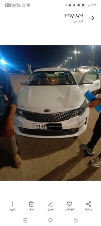 كيا اوبتيما للبيع خليجي موديل 18 كفاله من التبديل والفتح بيها صبغ الهل...