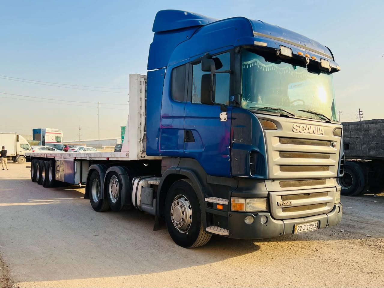 سكانيا موديل 2008 سياره جاهزه تخم تاير تبريد رتايدر سنكل امامي عربانه اربع محاور فلات سنويه وهزه جديد سياره بسمي جاهزه للاخير مكاني بغداد جسر ديالى الجرف للستفسار ‭٠٧٧٠ ٦٢٤ ٨٤١٦‬ ابو مصطفى اعتذر خاص مغلق تحياتي للجميع بغداد, العراق
